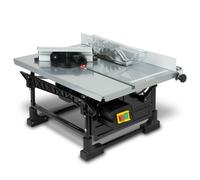 EBERTH Scie circulaire électrique 800W, Scie circulaire de table professionnelle avec lame de scie en métal dur 200mm, Scie à bois électrique avec hauteur de coupe 43mm, guide parallèle