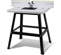EBERTH Table de fraisage Table de défonçage, établi pour défonceuse, 810 x 610mm table de travail, 40-190mm diamètre du panier de fraisage, 880mm hauteur de travail, épaisseur de la table 36mm