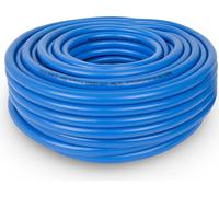 EBERTH Tuyau d'air comprimé Tuyau en tissu Tuyau d'air en 50m de long, tuyau de compresseur avec 13mm x 19mm de diamètre (intérieur x extérieur)