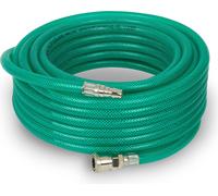 EBERTH Tuyau d'air comprimé Tuyau en tissu Tuyau d'air, longueur 15m, tuyau de compresseur avec diamètre 10mm x 14mm (intérieur x extérieur)