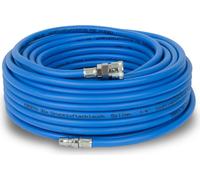 EBERTH Tuyau d'air comprimé Tuyau en tissu Tuyau d'air, longueur 30m, tuyau de compresseur avec diamètre 6mm x 11mm (intérieur x extérieur), raccord 1/4