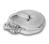 EBERTH Tuyau de Refoulement 1" Storz, 20m, Diamètre 1 Pouce, Tuyau d'Incendie, Textile, Arrosage, Pompe, Jardin, Storz 25-D