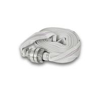 EBERTH Tuyau de Refoulement Plat 1 Pouce - Raccord Storz, Longueur 10m, Diamètre 25mm - Pour Incendie, Arrosage, Pompe, Jardin - Textile, Storz 25-D
