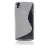 ebestStar - Coque Compatible avec Alcatel Idol 3 4.7 Etui Housse Silicone Gel TPU Souple Motif S-Line, Transparent [Appareil: 134.6 x 65.9 x 7.6mm, 4.7'']