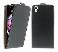 ebestStar - Coque Compatible avec Alcatel Idol 4 (5.2) Etui Housse PU Cuir Rabat Ultra Fin (Ultra Slim Case), Noir [Appareil: 147 x 72.5 x 7.1mm, 5.2'']