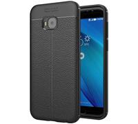 ebestStar - Coque Compatible avec ASUS Zenfone 4 Selfie Pro ZD552KL Etui Housse Silicone TPU Souple Anti-Choc Motif Cuir Anti-dérapante, Noir [Appareil: 154 x 74.8 x 6.9mm, 5.5'']