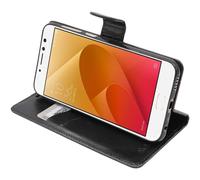 ebestStar - Coque Compatible avec ASUS Zenfone 4 Selfie Pro ZD552KL Etui PU Cuir Housse Portefeuille Porte-Cartes Support Stand, Noir [Appareil: 154 x 74.8 x 6.9mm, 5.5'']