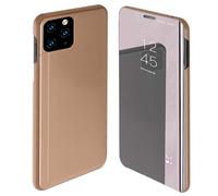 ebestStar - Coque Compatible avec iPhone 11 Pro Max Apple Etui View Clear Housse Cover Miroir, Or Rose Gold [iPhone: 158 x 77.8 x 8.1mm, 6.5'']