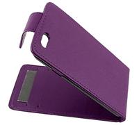 pour Apple iPhone 6 écran 4,7" - Housse Coque Etui Simili Cuir à Rabat vertical + Film protection d'écran, Couleur Violet