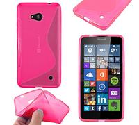 ebestStar - Coque Compatible avec Microsoft Lumia 640 LTE Dual Etui Housse Silicone Gel TPU Souple Motif S-Line, Rose [Appareil: 141.3 x 72.2 x 8.8mm, 5.0'']