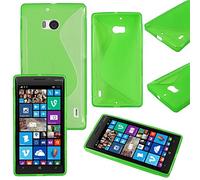 ebestStar - Coque Compatible avec Nokia Lumia 930 Etui Housse Silicone Gel TPU Souple Motif S-Line, Vert [Appareil: 137 x 71 x 9.8mm, 5.0'']