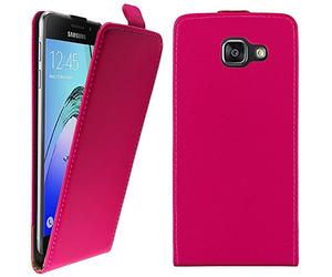 ebestStar - Coque Compatible avec Samsung A5 2016 Galaxy SM-A510F Etui Housse PU Cuir Rabat Ultra Fin (Ultra Slim Case), Rose [Appareil: 144.8 x 71 x 7.3mm, 5.2'']