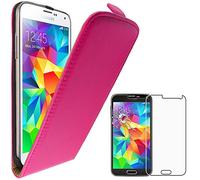 ebestStar - Coque Compatible avec Samsung Grand Prime Galaxy G530F, Value Edition G531F Etui Housse PU Cuir Rabat Ultra Fin, Rose +Film Protection Verre Trempé [Appareil: 144.8 x 72.1 x 8.6mm, 5.0'']