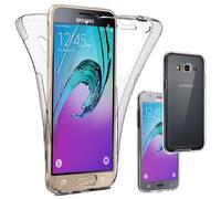 ebestStar - Coque Compatible avec Samsung J3 2016 Galaxy SM-J320F Etui Housse Silicone Gel Intégrale Avant et Arrière, Transparent [Appareil: 142.3 x 71 x 7.9mm, 5.0'']