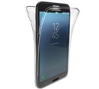 ebestStar - Coque Compatible avec Samsung J3 2017 Galaxy SM-J330F Etui Housse Silicone Gel Intégrale Avant et Arrière, Transparent [Appareil: 143.2 x 70.3 x 7.9mm, 5.0'']