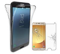 ebestStar - Coque Compatible avec Samsung J5 2017 Galaxy SM-J530F Etui Housse Silicone Gel Intégrale Avant et Arrière, Transparent +Verre Trempé [NB:Lire Description][Appareil: 146.2x71.3x7.9mm 5.2"]