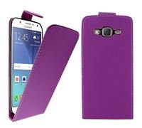 ebestStar - Coque Compatible avec Samsung J5 Galaxy SM-J500F (2015) Etui Housse PU Cuir Rabat Flip, Violet [Appareil: 142.1 x 71.8 x 7.9mm, 5.0'']