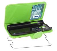ebestStar - Coque Compatible avec Samsung S4 Mini Galaxy GT-i9190, i9192, i9195 Etui PU Cuir Housse Portefeuille Porte-Cartes Support Stand, Vert [Appareil: 124.6 x 61.3 x 8.9mm, 4.3'']