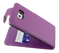 ebestStar - Coque Compatible avec Samsung S6 Galaxy SM-G920F, G920 Etui Housse PU Cuir Rabat Flip, Violet [Appareil: 143.4 x 70.5 x 6.8mm, 5.1'']