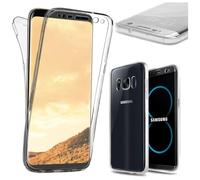 ebestStar - Coque Compatible avec Samsung S8 Galaxy Etui Housse Silicone Gel Intégrale Avant et Arrière, Transparent [Appareil: 148.9 x 68.1 x 8mm, 5.8'']