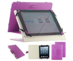ebestStar - Coque Compatible avec Universel Tablette 10 Pouces Etui Housse PU Cuir Universel Support caré pour Tablettes 10" 10 Pouces, 18,2 x 27,5 cm, Violet [Appareil: (230-265) x (140-182) x 20mm]