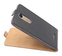 ebestStar - Coque Compatible avec Wiko Upulse Etui Housse PU Cuir Rabat Ultra Fin (Ultra Slim Case), Noir [Appareil: 153.5 x 77.5 x 8.5mm, 5.5'']