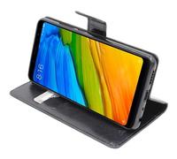ebestStar - Coque Compatible avec Xiaomi Redmi Note 5 Etui PU Cuir Housse Portefeuille Porte-Cartes Support Stand, Noir [Appareil: 158.5 x 75.5 x 8.1mm, 5.99'']