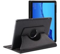 ebestStar - Coque Huawei MediaPad T5 10.1 Housse protection Etui PU Cuir Support Rotatif 360, Noir [Dimensions PRECISES Tablette : 243 x 164 x 7.8mm, écran 10.1''] Noir G