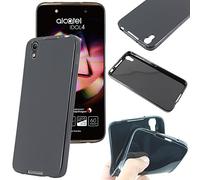 ebestStar - Coque pour Alcatel Idol 4 (5.2), Etui Protection Silicone Antichoc, Souple Slim, Noir