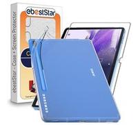 ebestStar Coque pour Galaxy Tab S7 FE T730, 5G T736B Gel Silicone ULTRA FINE Antichoc, Transparent + Film VERRE Trempé Transparent G