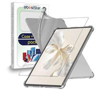 ebestStar - Coque pour Honor Pad 9, Etui Protection Silicone Transparent Antichoc, Coins Renforcés, Transparent + Verre Trempé