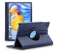 ebestStar - Coque pour Honor Pad 8, Etui Rotatif 360, Housse Protection PU Cuir, Bleu Foncé