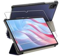 ebestStar - Coque pour Honor Pad X9, Etui Slim Cover, Housse PU Cuir Rabat Magnétique, Bleu Foncé + Verre Trempé