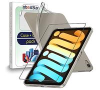 ebestStar - Coque pour iPad Mini 2021 8.3'' (6 gen) Apple, Etui Protection Silicone Transparent Antichoc, Souple Slim, Transparent + Verre Trempé