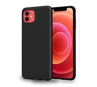 ebestStar - Coque pour iPhone 12 Mini Apple, Etui Protection Motif Carbone, Antichoc Souple TPU, Noir