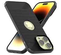 ebestStar - Coque pour iPhone 14 Pro Apple, Etui Protection Motif Carbone, Antichoc Souple TPU, Noir