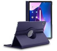 ebestStar - Coque pour Lenovo Tab M10 Plus 10.6 (Gen 3), Etui Rotatif 360, Housse Protection PU Cuir, Bleu Foncé