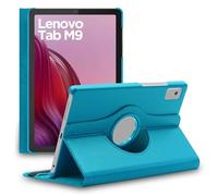ebestStar - Coque pour Lenovo Tab M9, Etui Rotatif 360, Housse Protection PU Cuir, Bleu