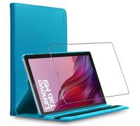 ebestStar Housse pour Lenovo Tab M9 Support Rotatif 360 PU Cuir, Bleu + Film VERRE Trempé Bleu