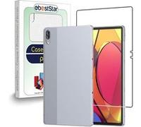 Coque pour Lenovo Tab P11 Pro Gel Silicone ULTRA FINE Antichoc, Transparent + Film VERRE Trempé