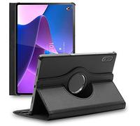 Housse pour Lenovo Tab P12 Pro Support Rotatif 360 PU Cuir, Noir