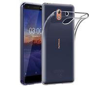ebestStar - Coque pour Nokia Nokia 3.1 (2018), Etui Protection Silicone Transparent Antichoc, Souple Slim, Transparent
