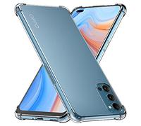 ebestStar - Coque pour Oppo Reno4 5G, Etui Protection Silicone Transparent Antichoc, Coins Renforcés, Transparent