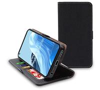 ebestStar - Coque pour Oppo Reno8 Lite 5G, Etui Portefeuille Protection, Housse Pochette PU Cuir Porte Carte, Noir