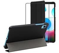 Housse pour Realme Pad mini 8.7 (2022) Smart Case Support Auto-veille, Noir + Film VERRE Trempé