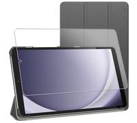 ebestStar Coque pour Samsung Galaxy Tab А11, A9, + Verre Trempé, Noir | Housse Slim magnétique, auto réveil Galaxy Tab А11 2025 X133, A9 2023 X110 8.7" Ultra fin, Dos PC rigide, découpes précises