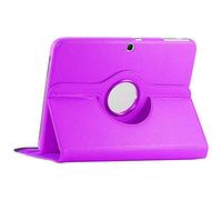 ebestStar - Coque pour Samsung Galaxy Tab 3 10.1 GT-P5210, 10 P5200 P5220, Etui Rotatif 360, Housse Protection PU Cuir, Violet