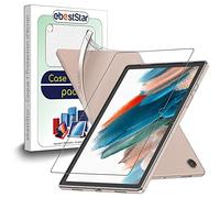 ebestStar - Coque pour Samsung Galaxy Tab A8 10.5 (2021) SM-X200 X205, Etui Protection Silicone Transparent Antichoc, Souple Slim, Transparent + Verre Trempé