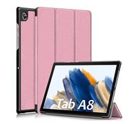 ebestStar - Coque pour Samsung Galaxy Tab A8 10.5 (2021) SM-X200 X205, Etui Slim Cover, Housse PU Cuir Rabat Magnétique, Or Rose Gold