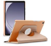 ebestStar - Coque pour Samsung Galaxy Tab A9 8.7 (2023) SM-X110, Etui Rotatif 360, Housse Protection PU Cuir, Or/Doré